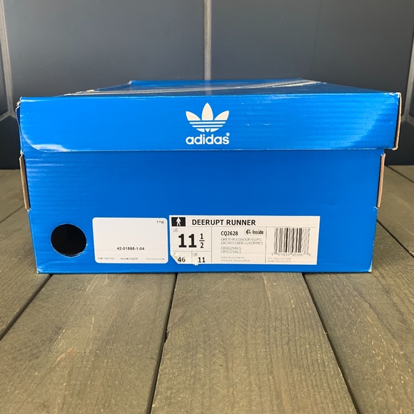 Adidas Deerupt Runner Muted Neon Light Grey Shoe - Picture 6 of 6